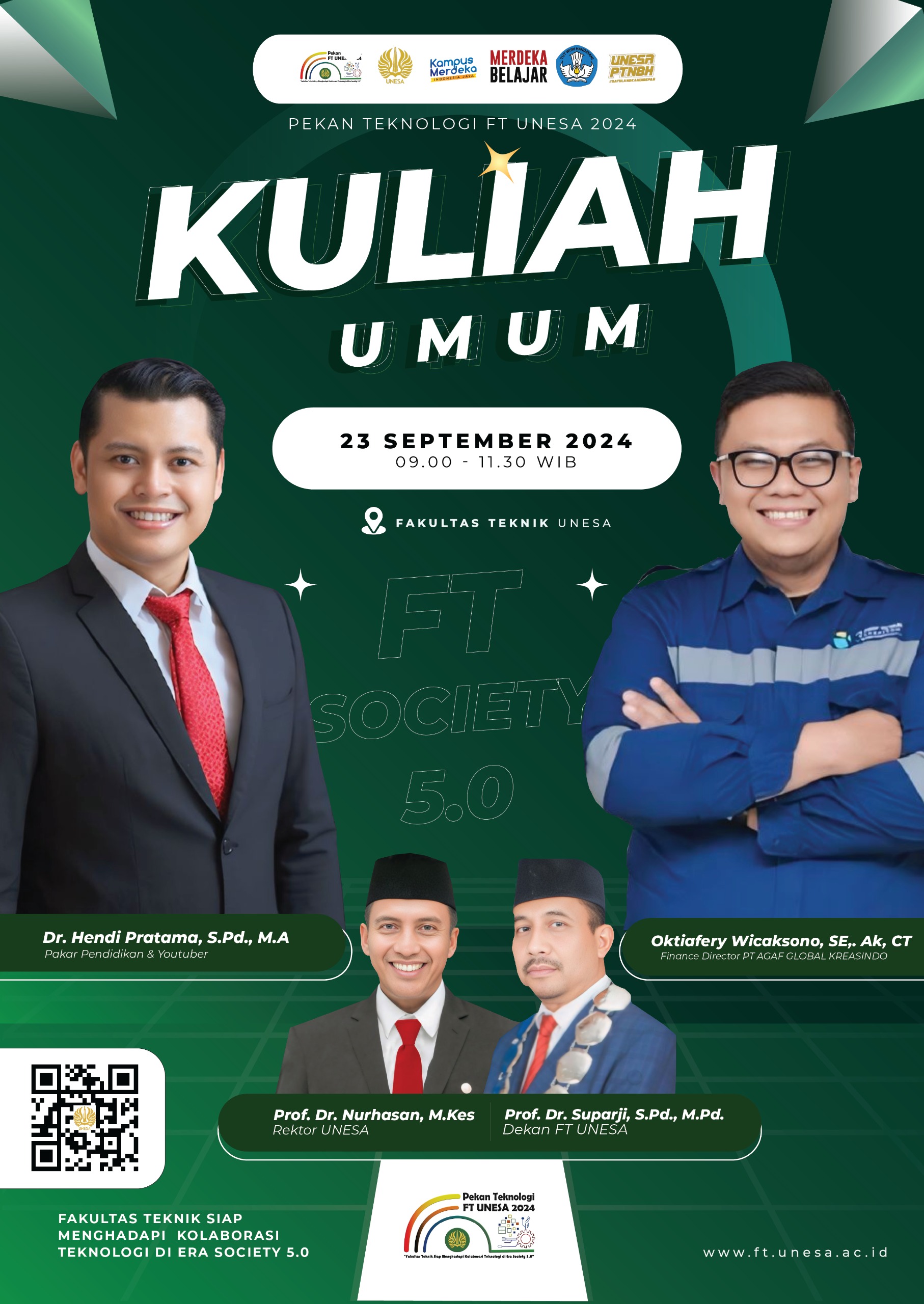 Streaming Pekan Teknologi Kuliah Umum Dengan Tema Fakultas Siap