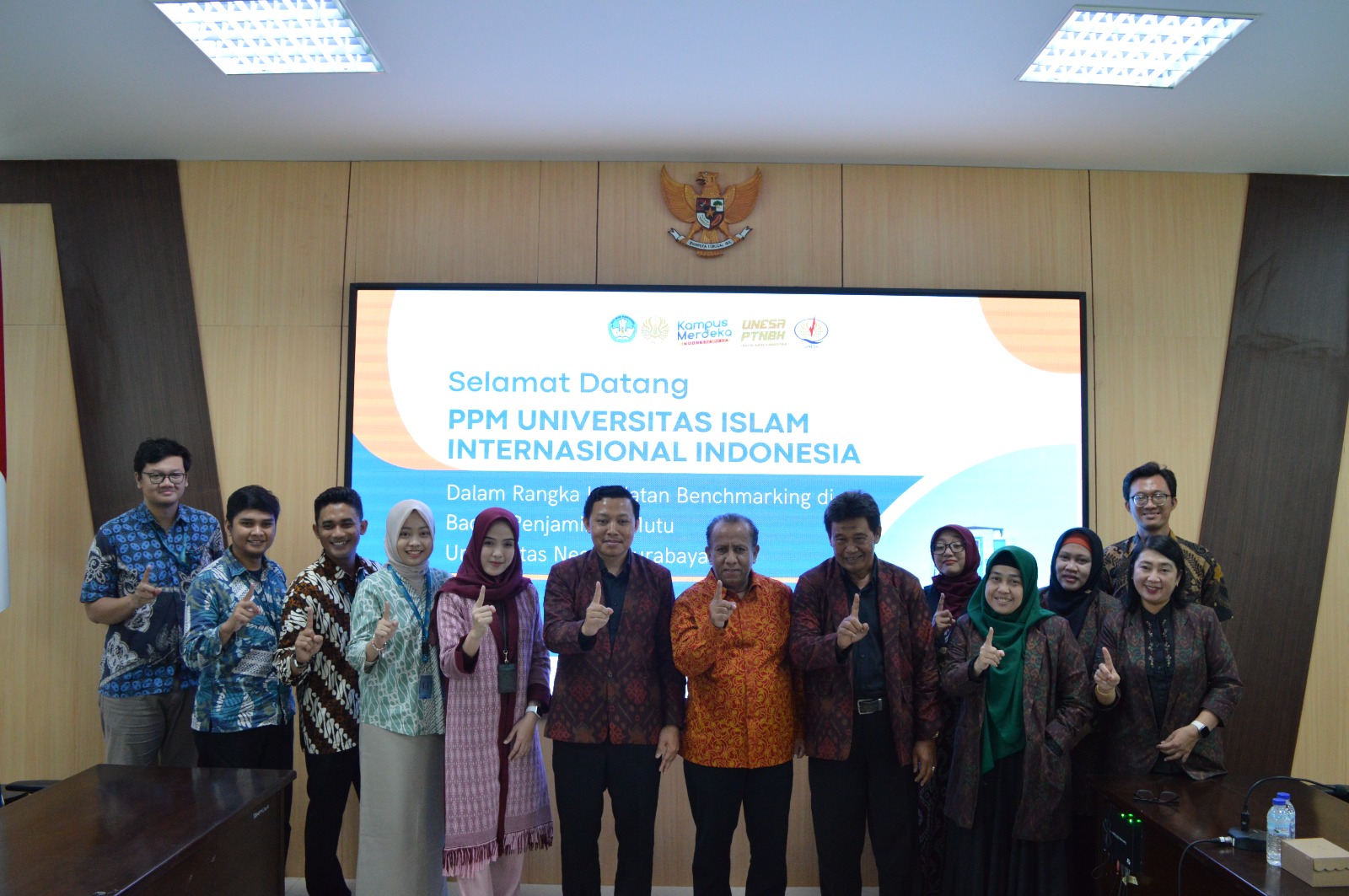 BPM Unesa Menerima Kunjungan Benchmarking Dari PPM Universitas Islam