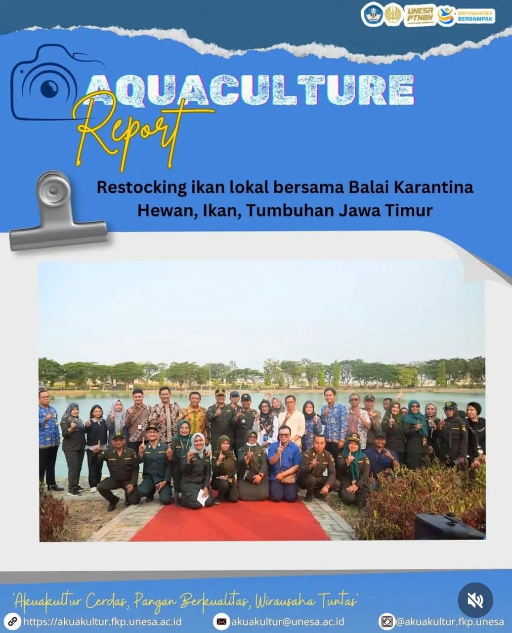 Sinergi Unesa dan Balai Karantina Hewan, Ikan, dan Tumbuhan Jawa Timur dalam Pelestarian Ikan Lokal