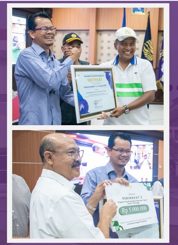 Juara 3 Program Studi dengan Lulusan Tepat Waktu