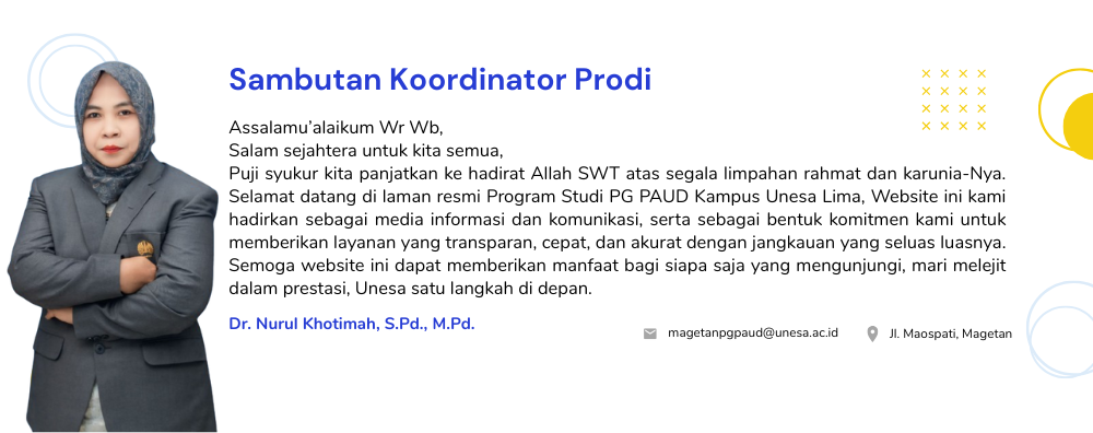 Sambutan Koor Prodi