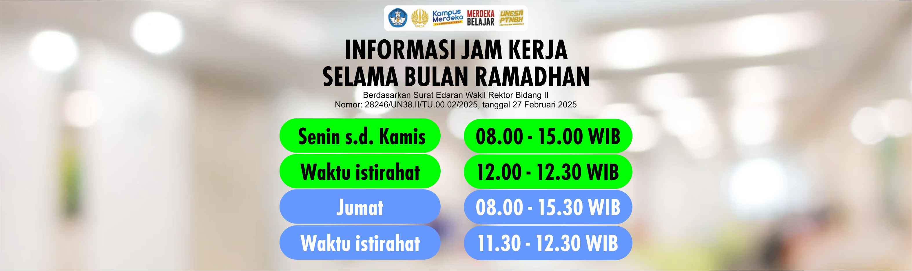 Jam Kerja Ramadhan 2025