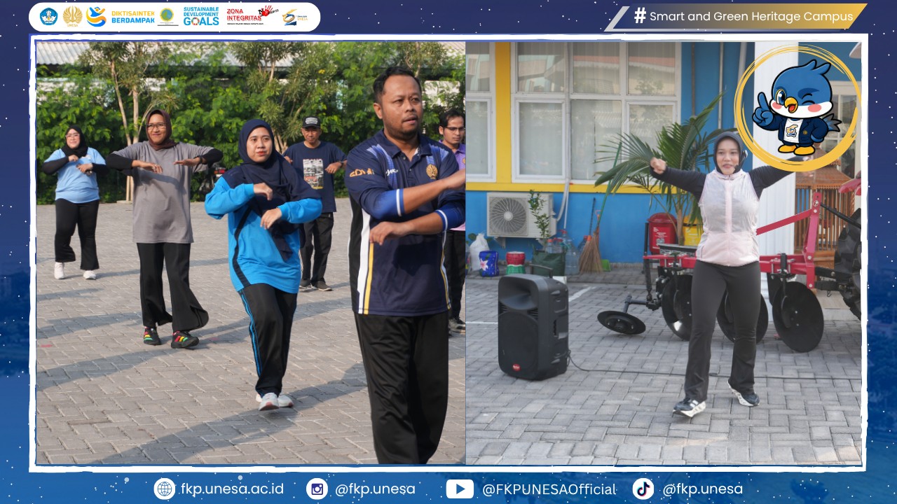 Menjaga Kebugaran, Merawat Kebersamaan: FKP UNESA Gelar Senam Bersama Edisi September 2026
