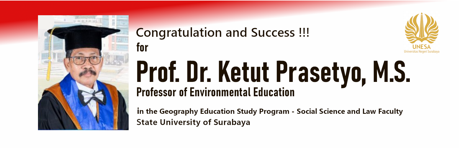 Prof. Dr. Ketut Prasetyo, M.S.