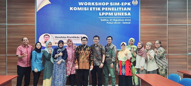 Workshop SIM EPK Komisi Etik Penelitian LPPM Unesa