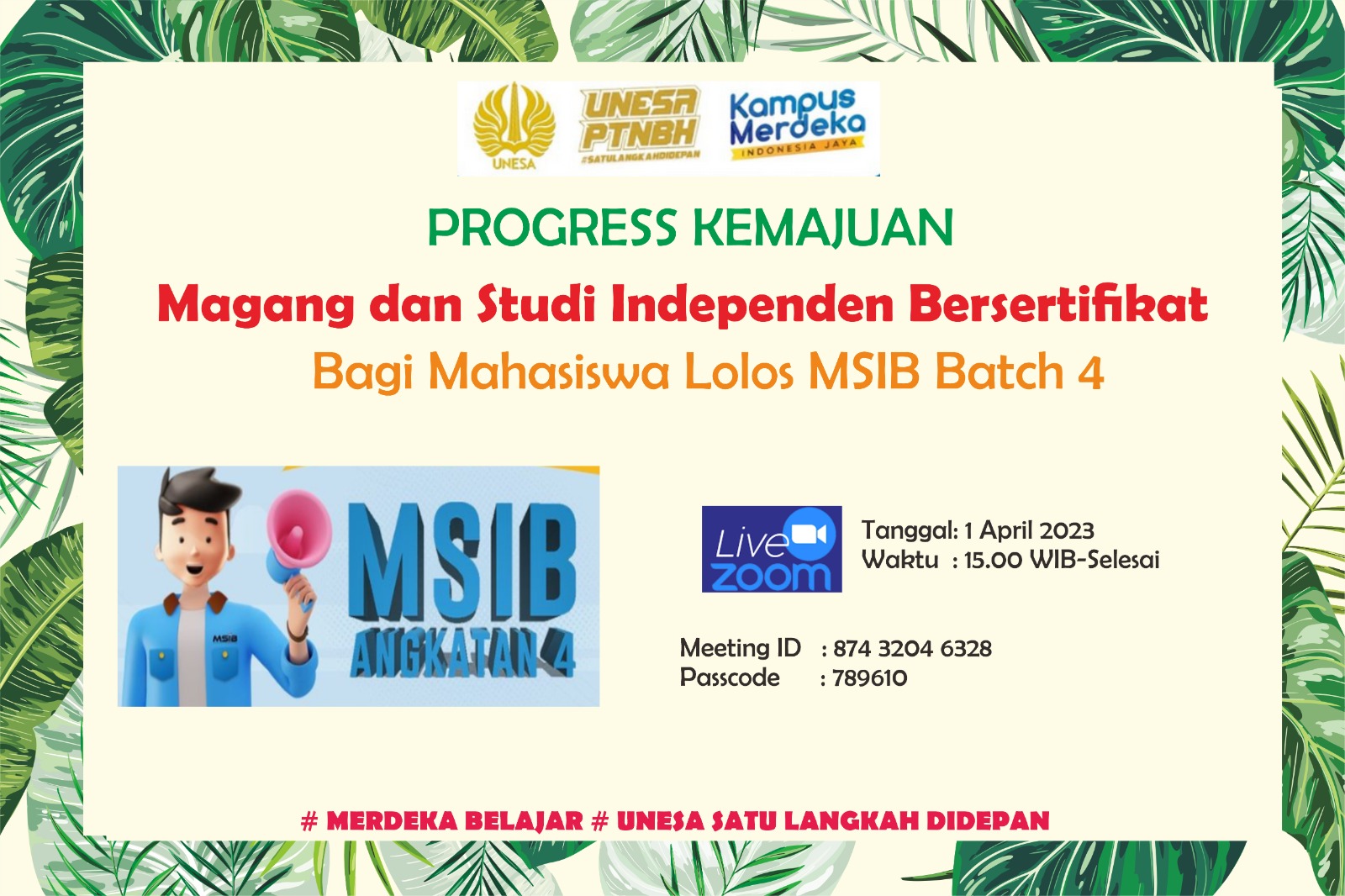 Ngabuburit Asyik Sambil Progress Kemajuan Mahasiswa MSIB Batch 4