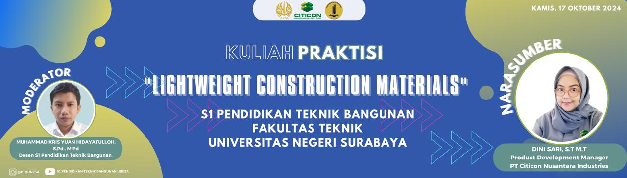 Ikutilah Kuliah Tamu Bersama Dengan PT. Citicon Nusantara Industries