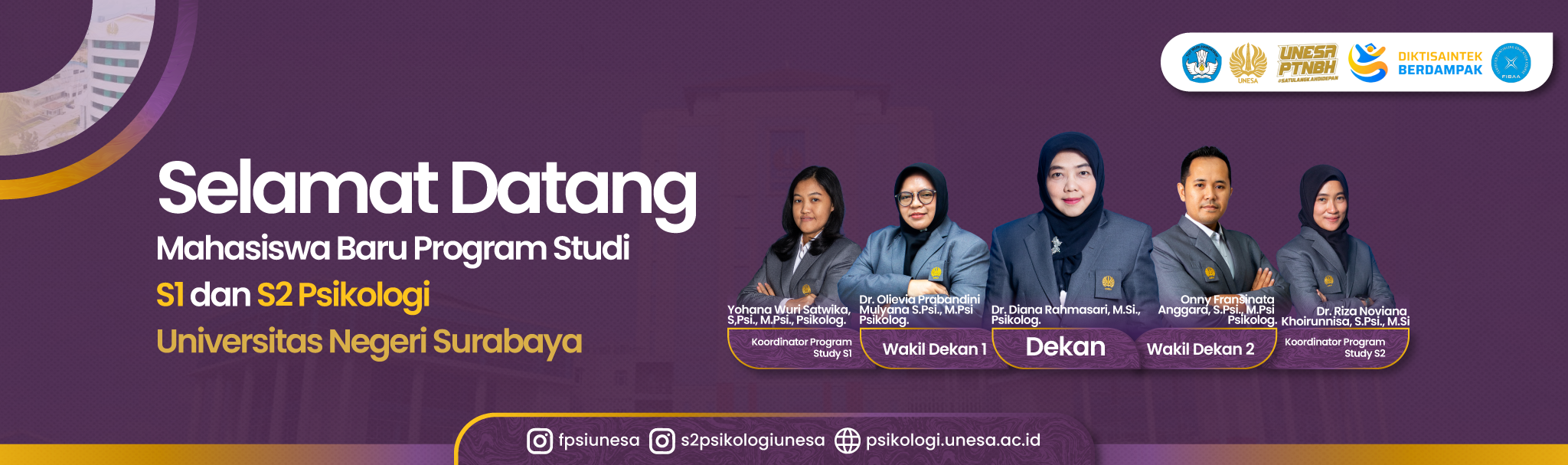 SELAMAT DATANG MHS BARU FOTO