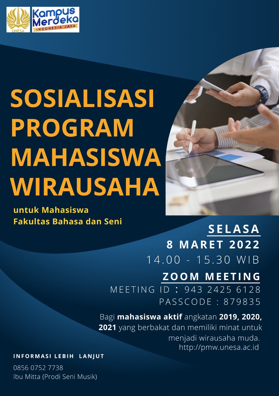 PROGRAM MAHASISWA WIRAUSAHA (PMW) 2022