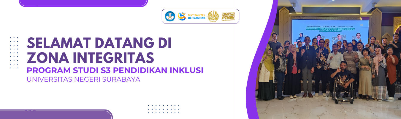 welcome to s3 Pendidikan inklusi